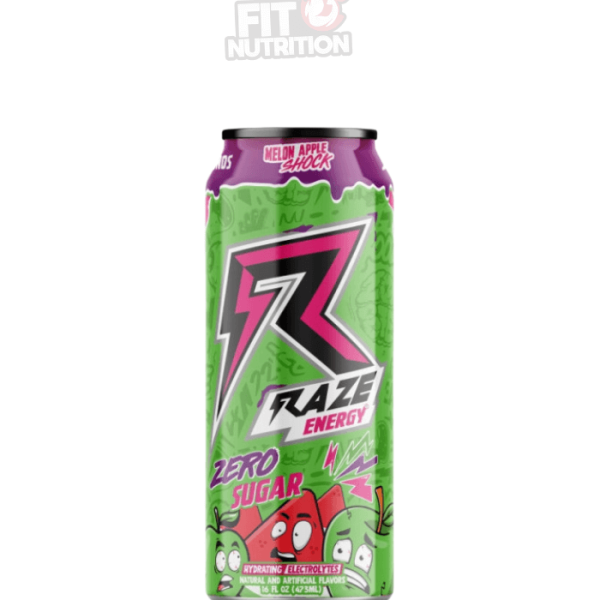 Raze Energy Melon Apple 473mL avec 151,36mg de Caféine
