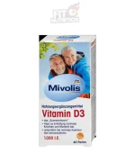 Vitamine D3 1000 UI, 60 Perles, Mivolis