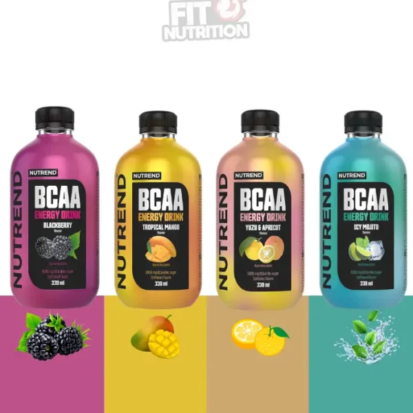Pack BCAA Energy drinks x4pcs | Boissons BCAA|Nutrend