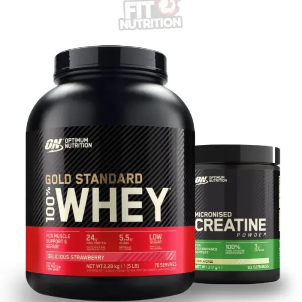 Pack Optimum Nutrition - Gold Standard Whey & Creatine Monohydrate