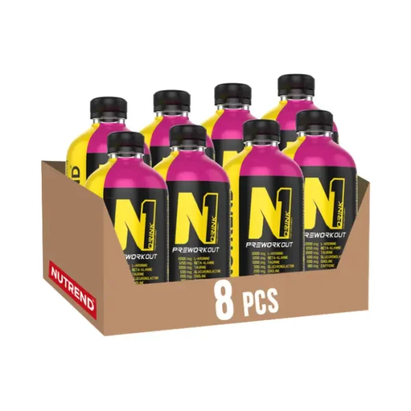 Pack de 8x N1 Drink Pre-Workout 330ml Nutrend