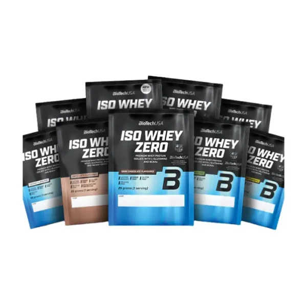 Iso Whey Zero Sample Pack contient 10 X 25g