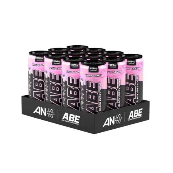 ABE Performance Energy Drink 330ml – Applied Nutrition (Pré-Workout Carbonaté, 200mg Caféine, 2g Citrulline, Halal & Vegan, 6 Parfums)