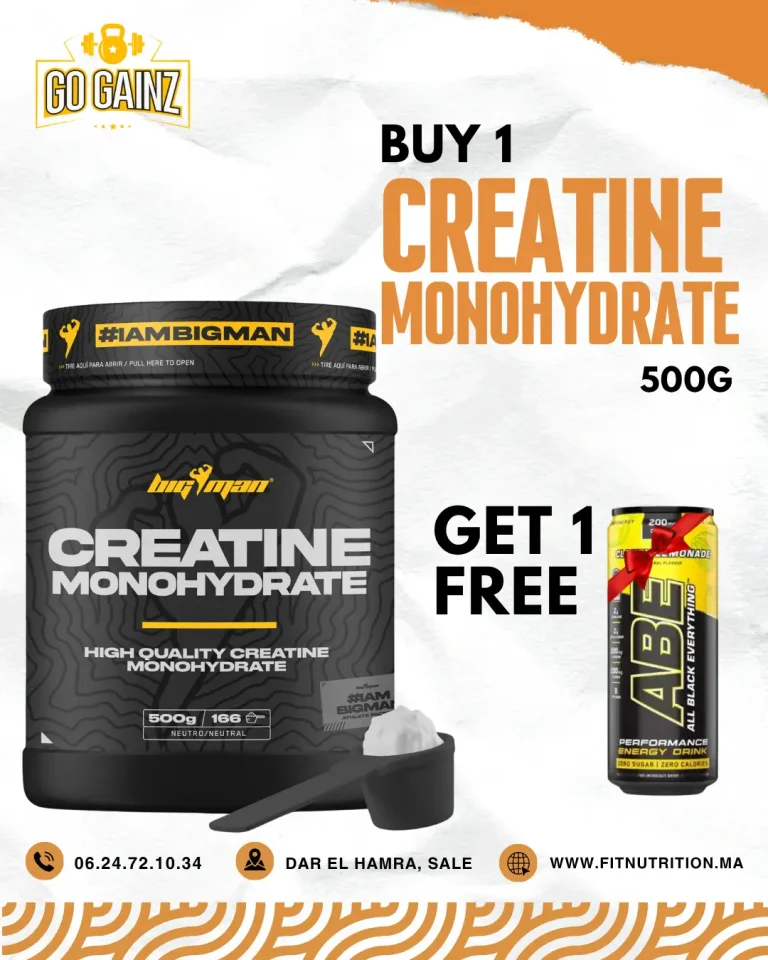 Creatine Micronized 500 g – 166 Servings ABE