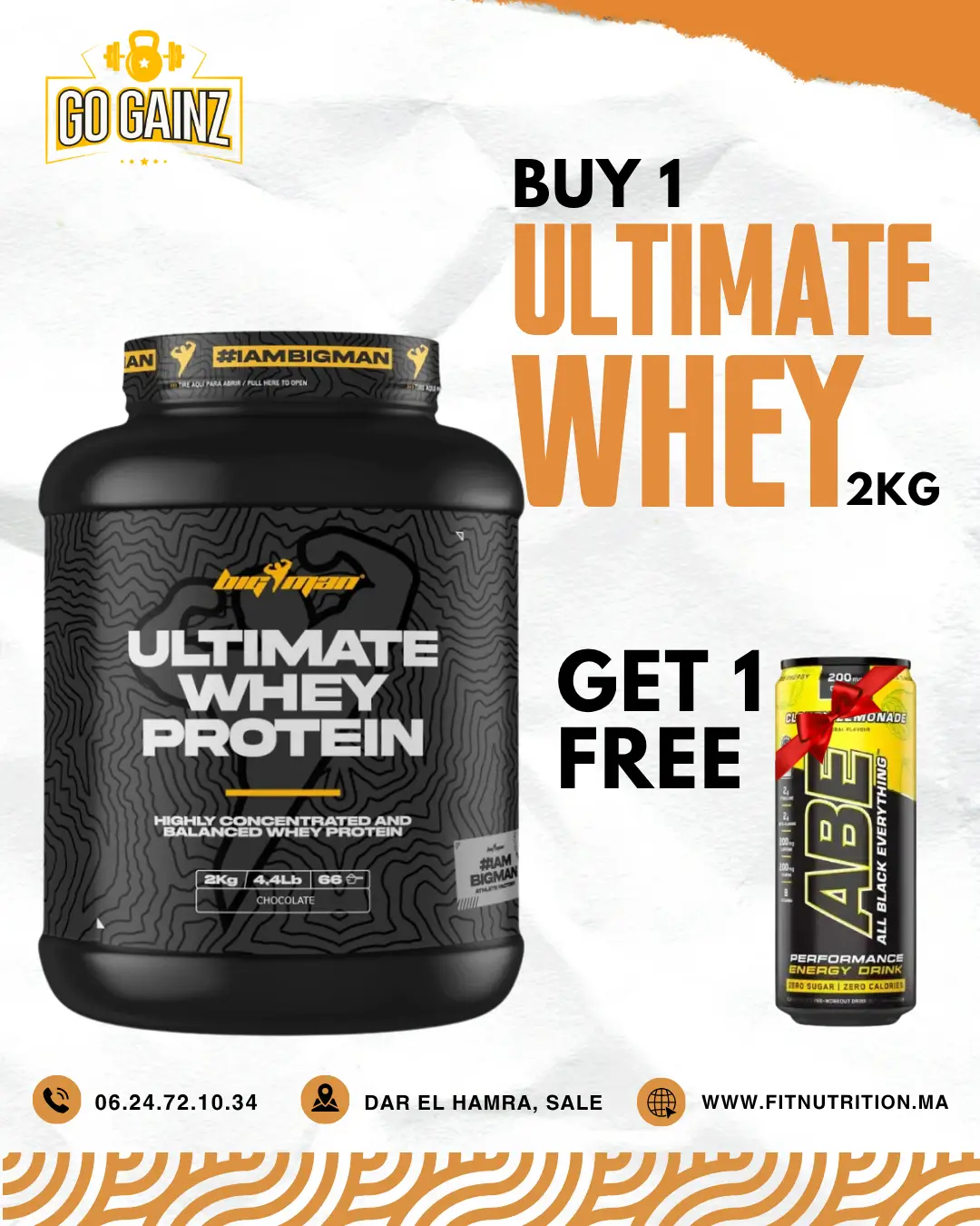 Ultimate Whey Protein 2KG +ABE DRINKS Ultimate Whey Protein 2KG ABE DRINKS